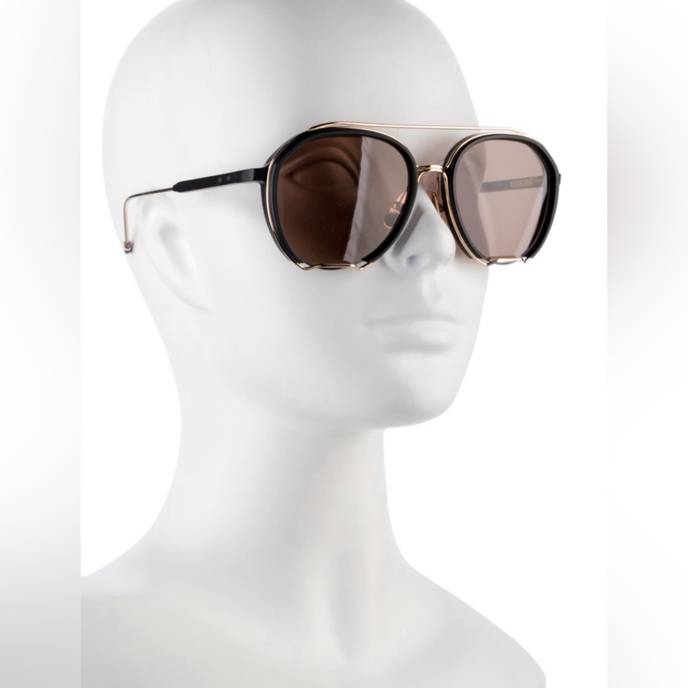 Thom Browne Tinted Sunglasses with Metal Detailing